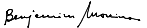 assinatura benjamim
